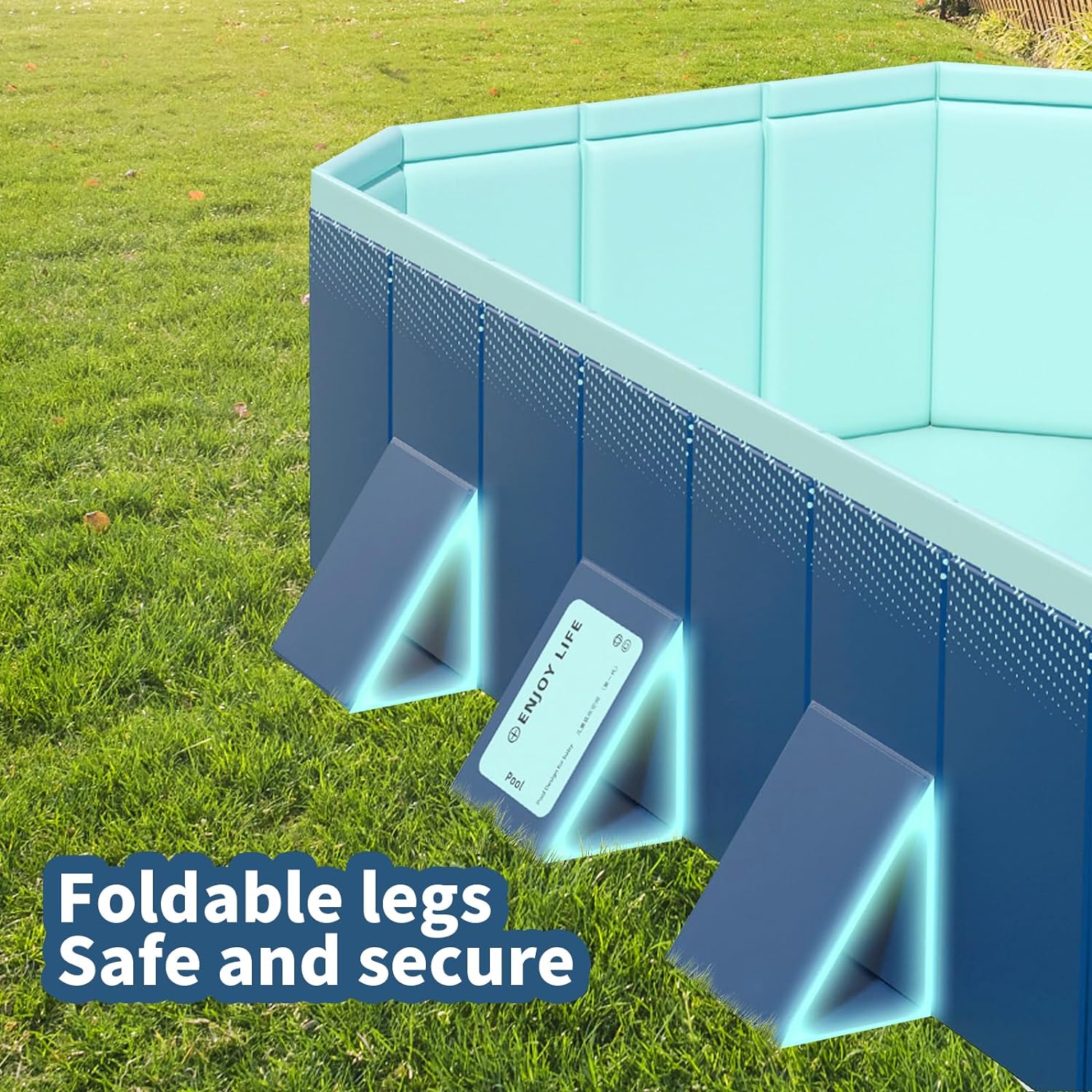 Foldable Non-Inflatable Kids' and Adults' Outdoor Swimming Pool